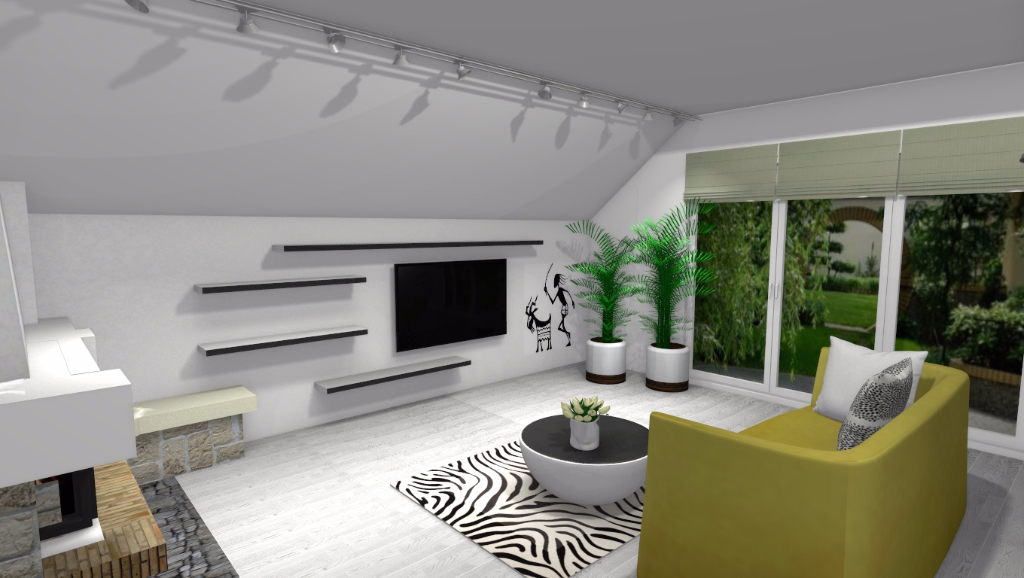 Salon w afrykańskim klimacie