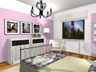 Kobieca sypialnia