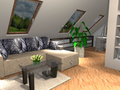 Mieszkanie na poddaszu