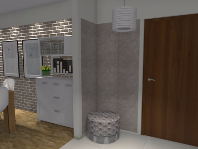 Nowoczesny korytarz w domu