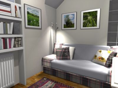 Sypialnia w kawalerce