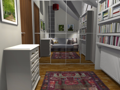 Sypialnia w kawalerce