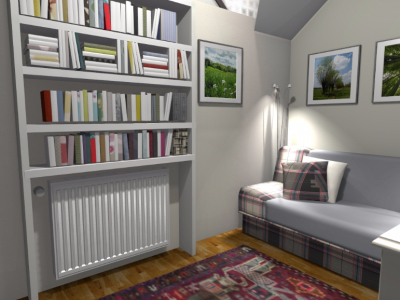 Sypialnia w kawalerce