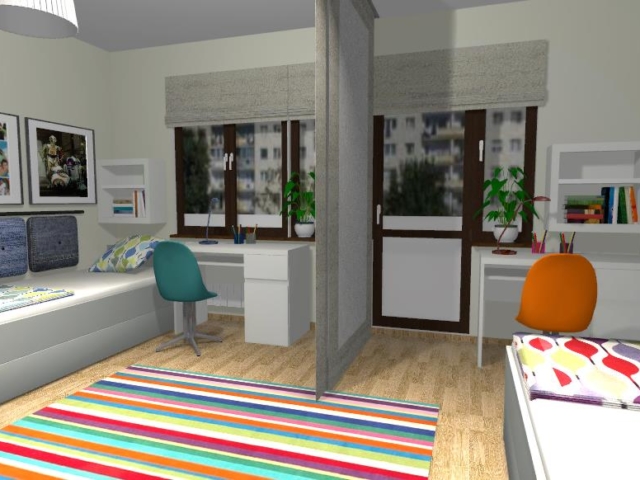 Pokój dla dwojga dzieci