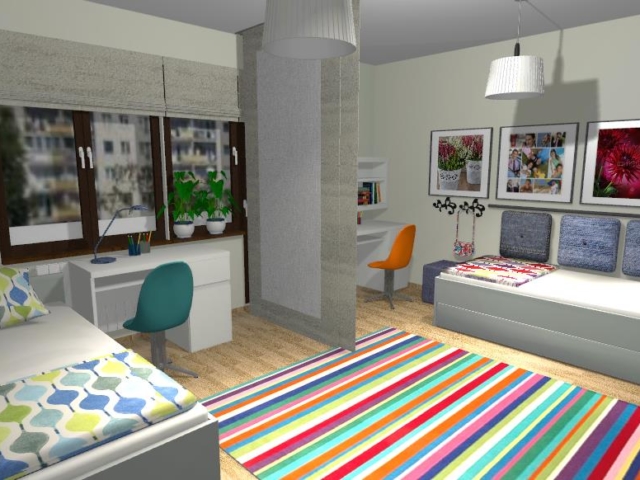 Pokój dla dwojga dzieci