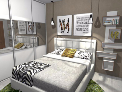 Sypialnia w apartamencie Sypialnia w apartamencie