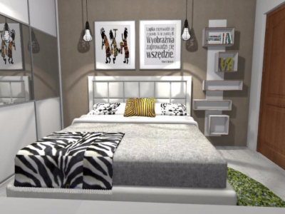 Sypialnia w apartamencie 6 Sypialnia w apartamencie