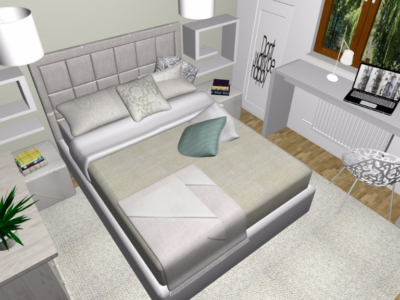 Pastelowa sypialnia 4 Pastelowa sypialnia