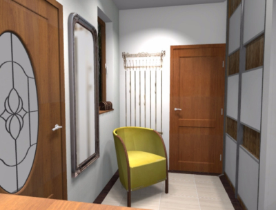 Przedpokój w stylu art deco Przedpokój w stylu art deco