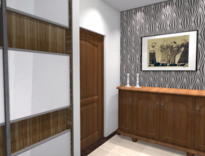 Przedpokój w stylu art deco 3 Przedpokój w stylu art deco
