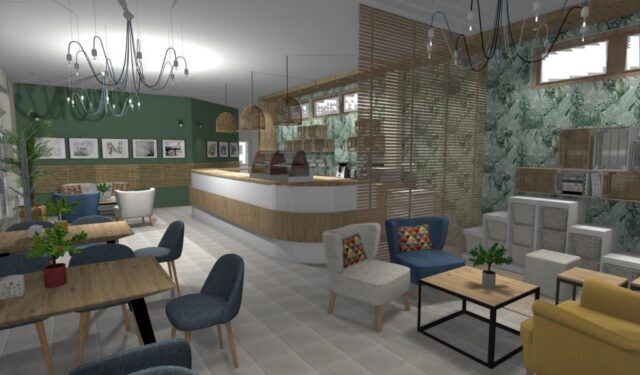 Kawiarnia w stylu eco Kawiarnia w stylu eco