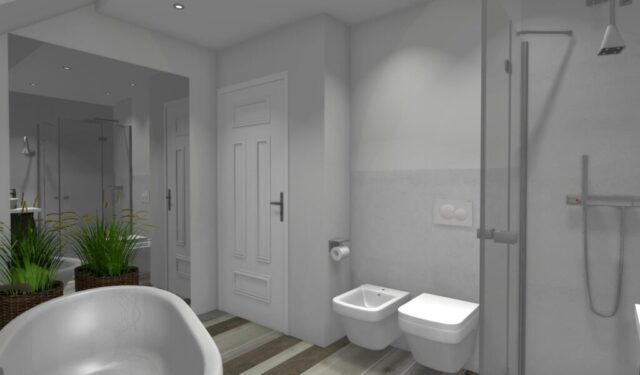 Beton architektoniczny w łazience Beton architektoniczny w łazience