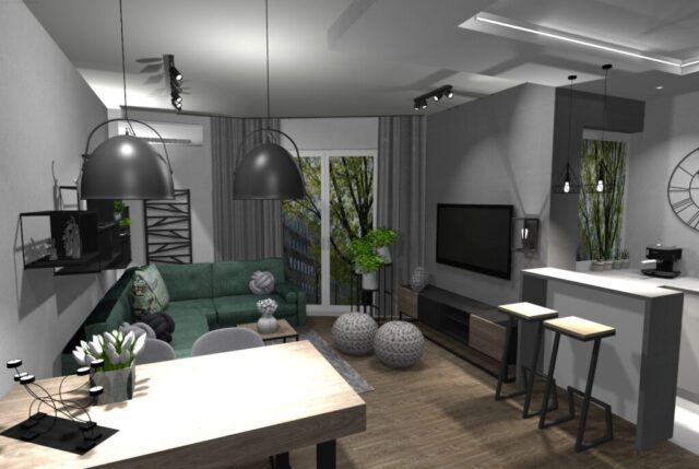 Mieszkanie w stylu loft
