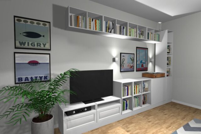 Salon z meblami IKEA kolekcja Eket_2 Salon z meblami IKEA