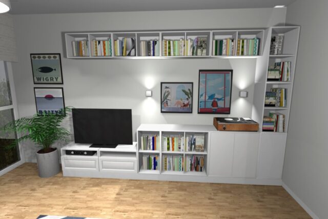 Salon z meblami IKEA kolekcja Eket_3 Salon z meblami IKEA