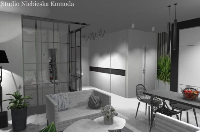 Sypialnia_w_salonie Sypialnia w salonie