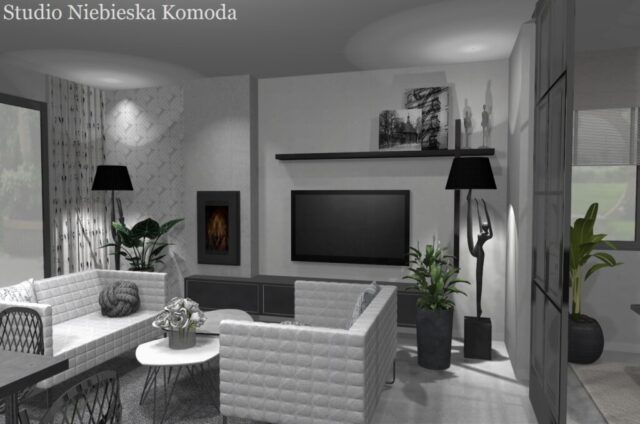 Sypialnia_w_salonie Sypialnia w salonie