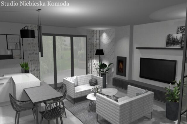 Sypialnia_w_salonie Sypialnia w salonie