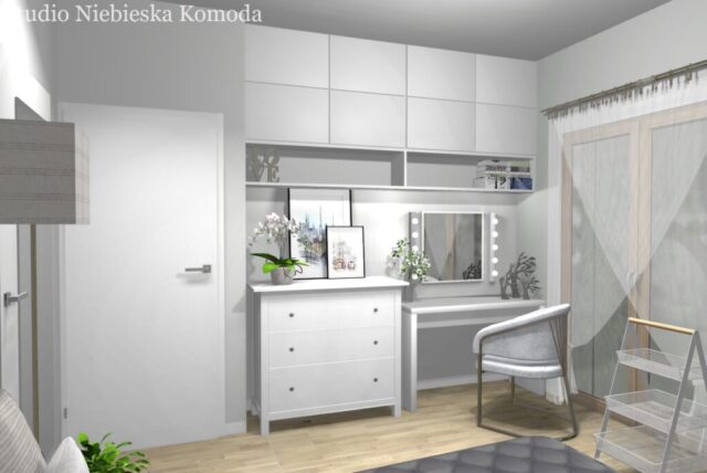 Biały pokój nastolatki