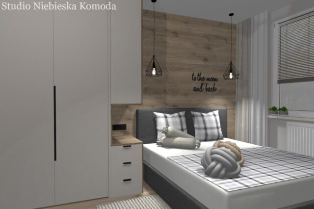 Męska sypialnia