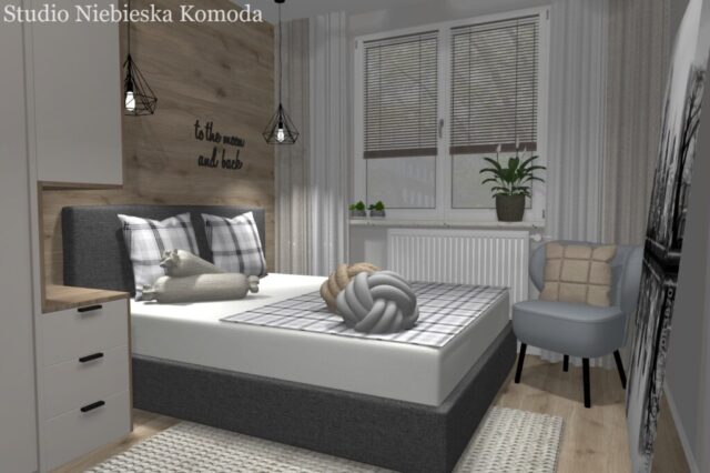 Męska sypialnia