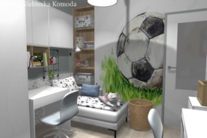 Pokój dla wielbicielek futbolu