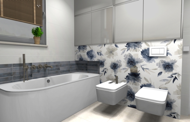 Łazienka pod skosem