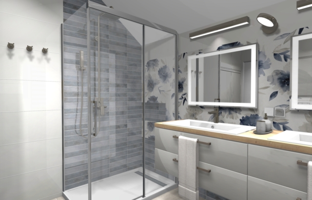 Łazienka pod skosem