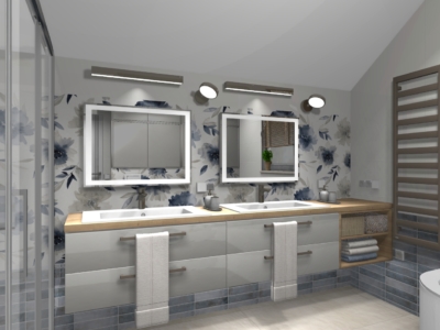 łazienka na poddaszu