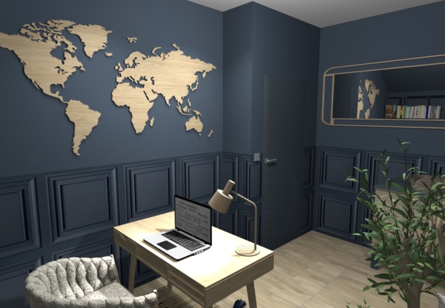 Gabinet minimalistyczny