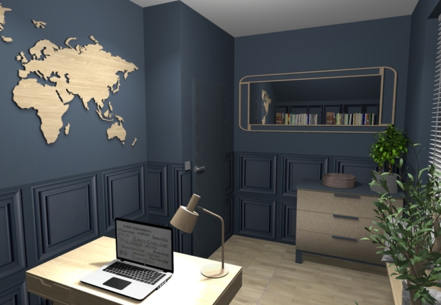 Gabinet minimalistyczny