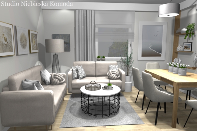 Szpecąca rura w salonie