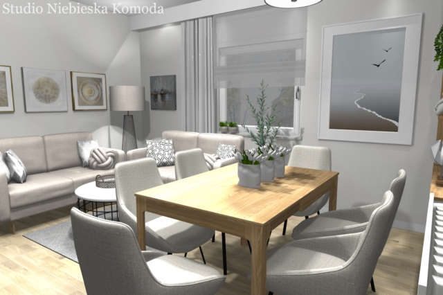 Szpecąca rura w salonie