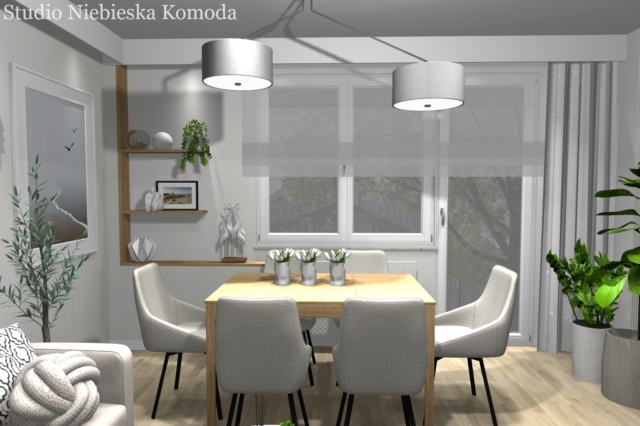 Szpecąca rura w salonie