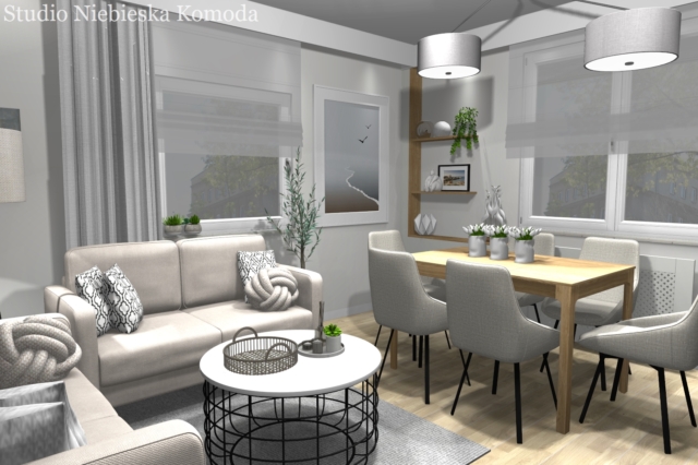 Szpecąca rura w salonie