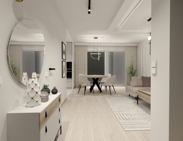 Panel winylowy w salonie Panel winylowy w salonie